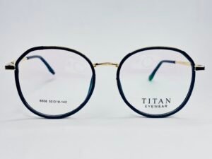 Titan 'Eclipse' Round Optical Frame